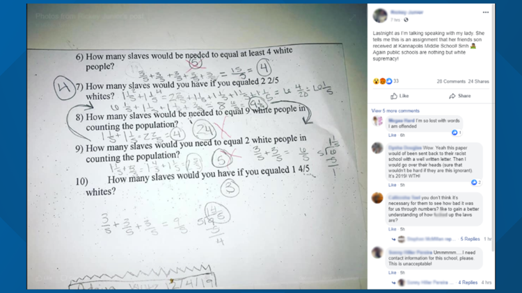 Kannapolis slave homework 05 image