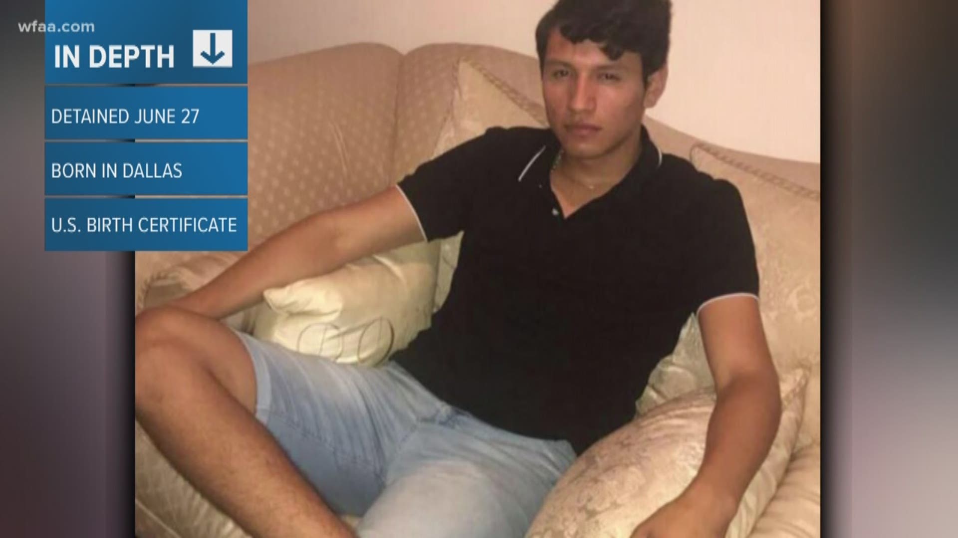 Francisco Galicia, 18, was detained by CBP and ICE last month while traveling with his brother.