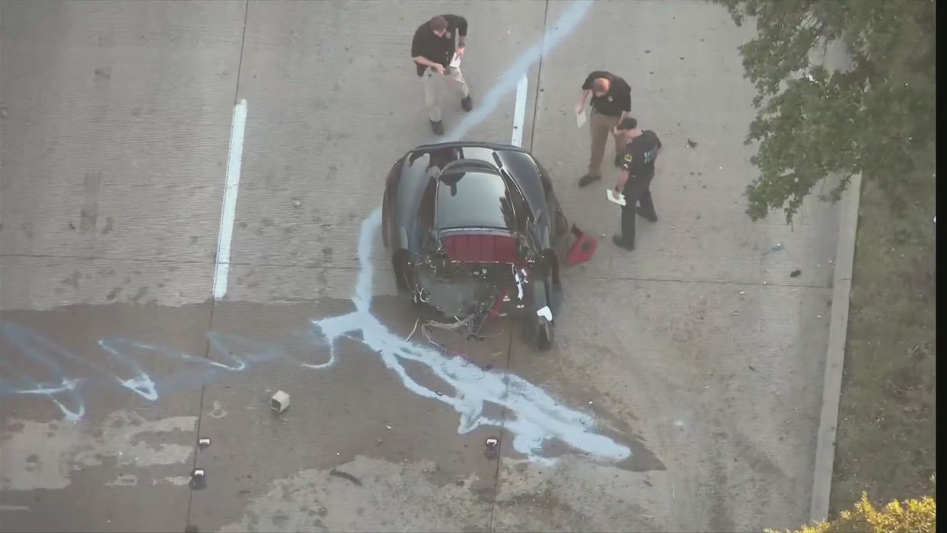 Two people are dead following a two-vehicle crash in Lake Highlands.