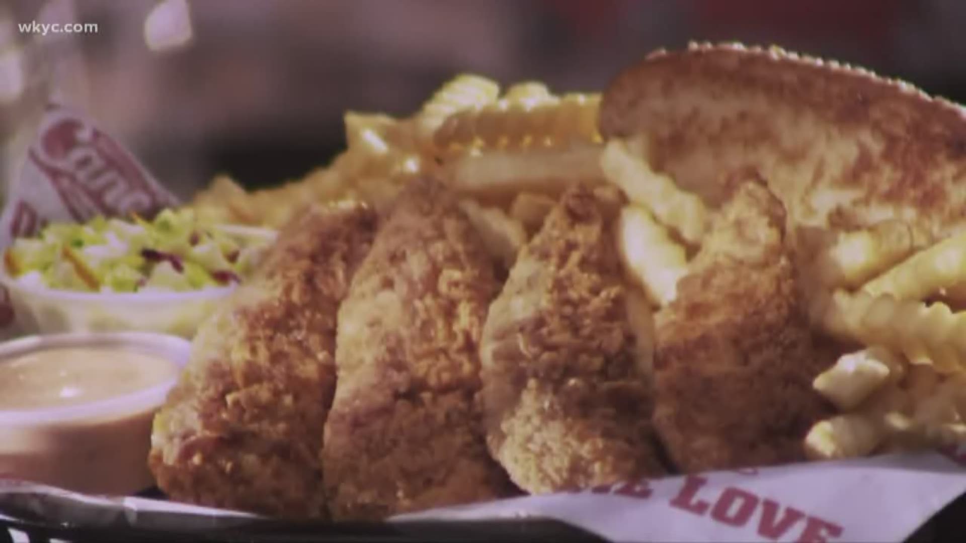Raising Cane's continues its push into Cleveland. The chicken chain's newest location opens in Lakewood in the former Bob Evan's.