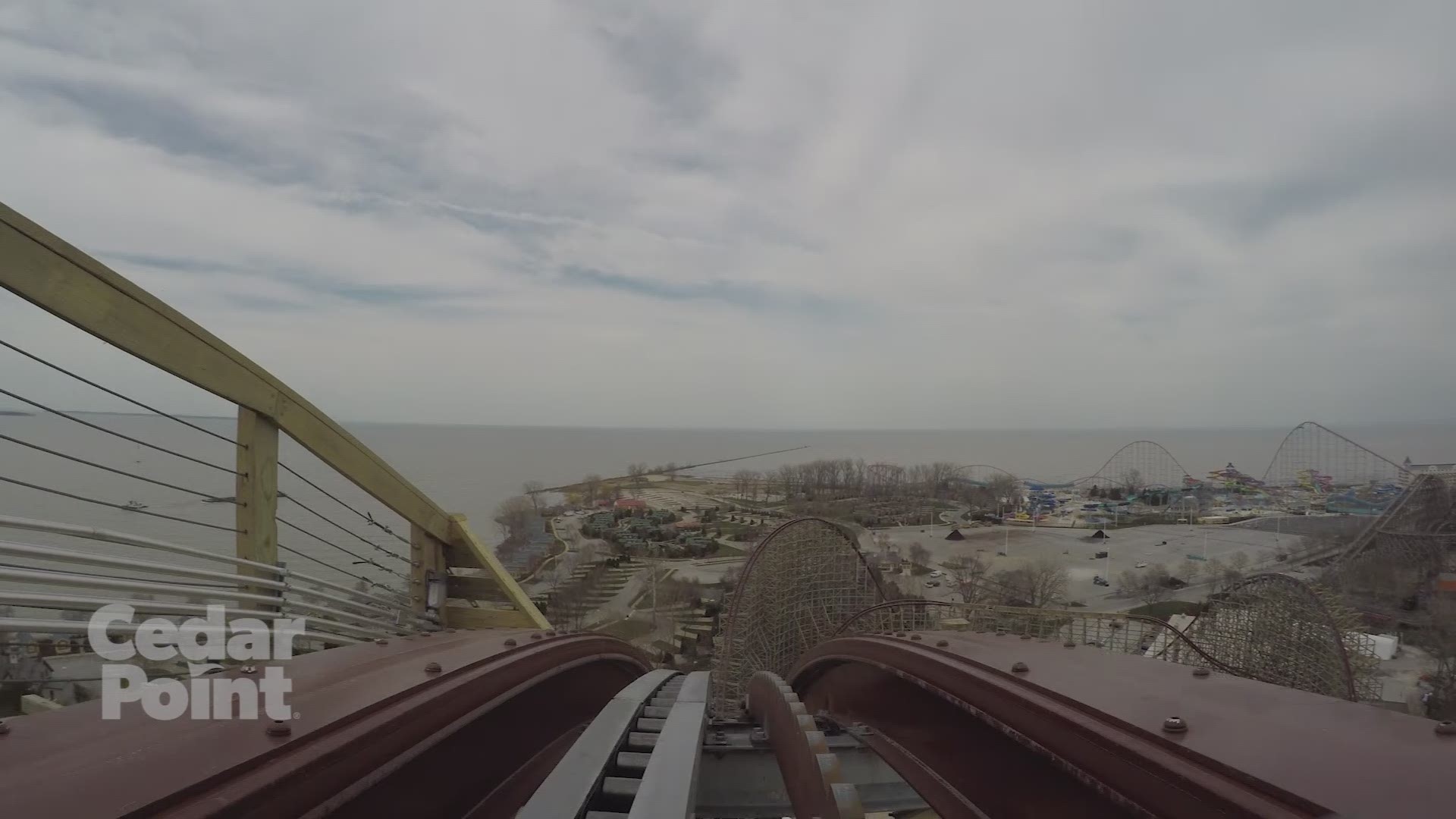 April 25, 2018: It's finally here! Cedar Point has unleashed Steel Vengeance -- it's newest record-breaking roller coaster. Take a ride from the front seat.