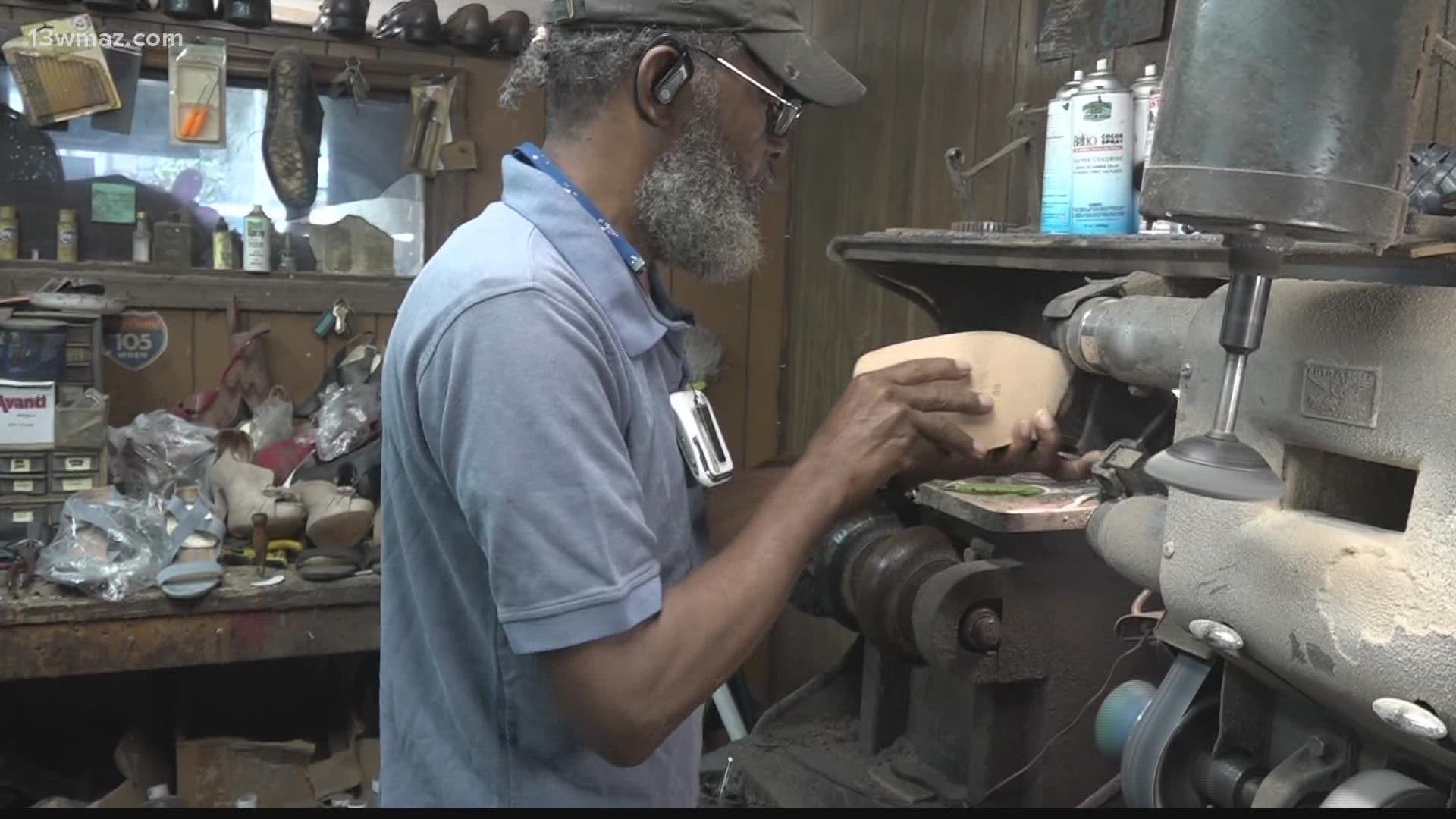 Mallary McClendon has owned West End Shoe Shop in Macon for more than three decades.