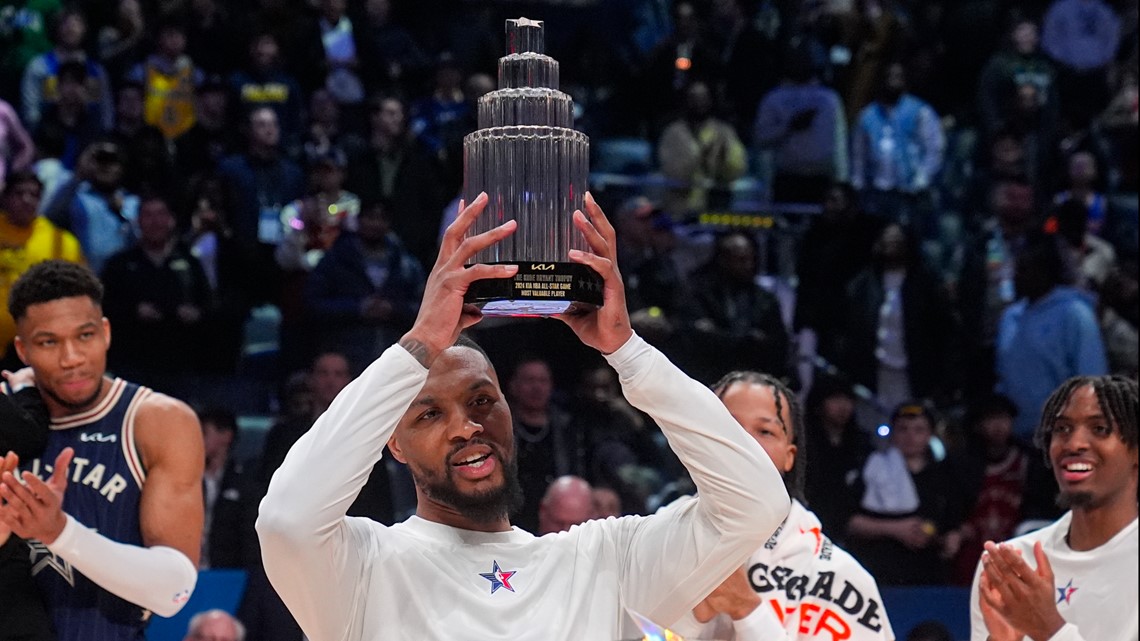 Damian Lillard wins NBA AllStar Game MVP award