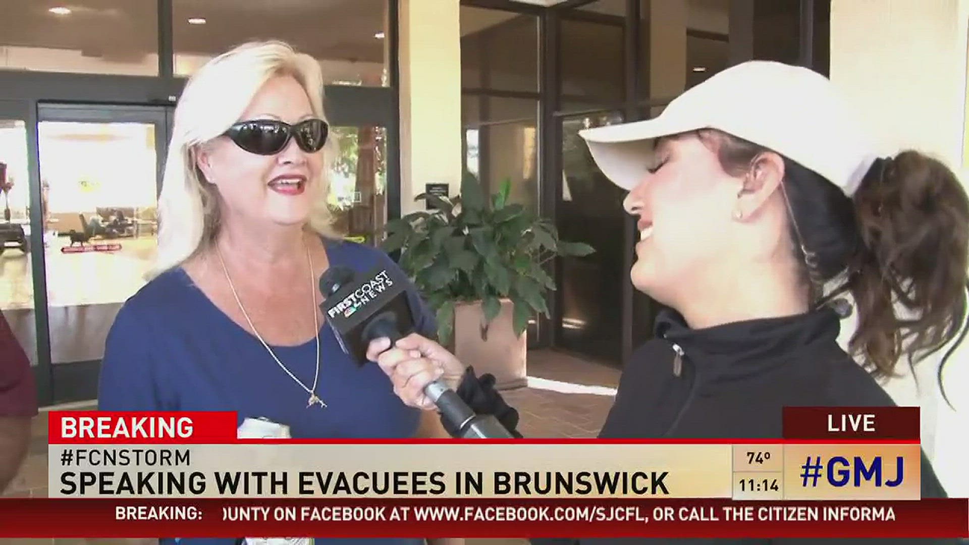 Glynn County evacuees talk to First Coast News
