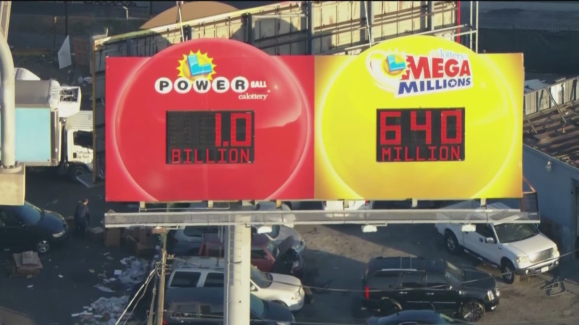 Wednesday's Powerball jackpot is up to $1 billion.