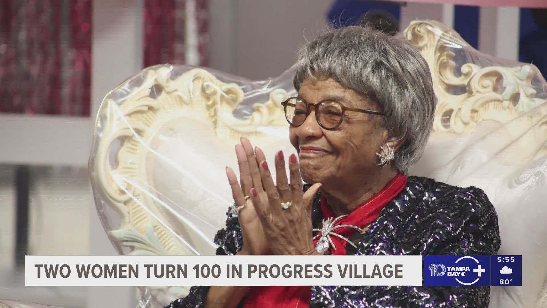 The two women have reached the milestone of celebrating their 100th birthday in a Hillsborough County community.