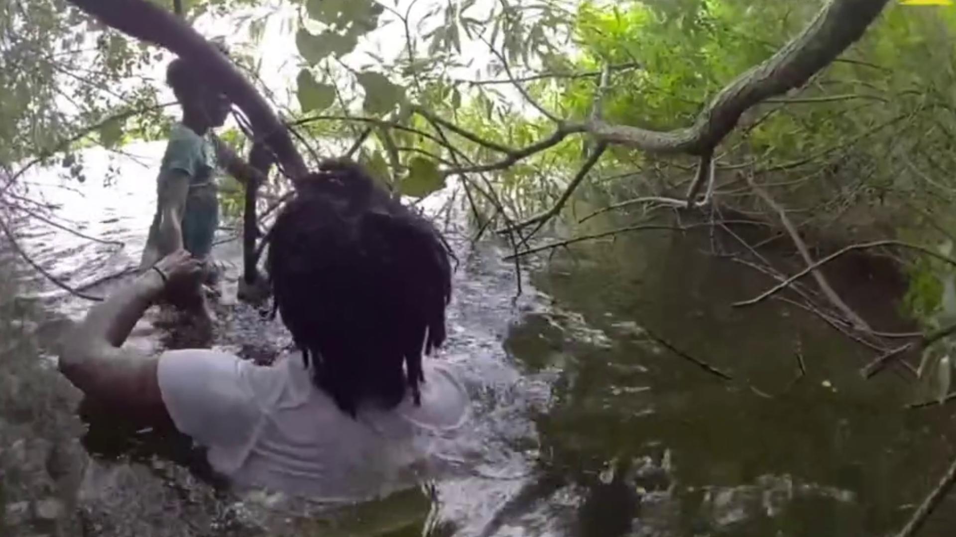 A teen boy jumped into action to save his 5-year-old sister with autism before deputies responded to the scene.