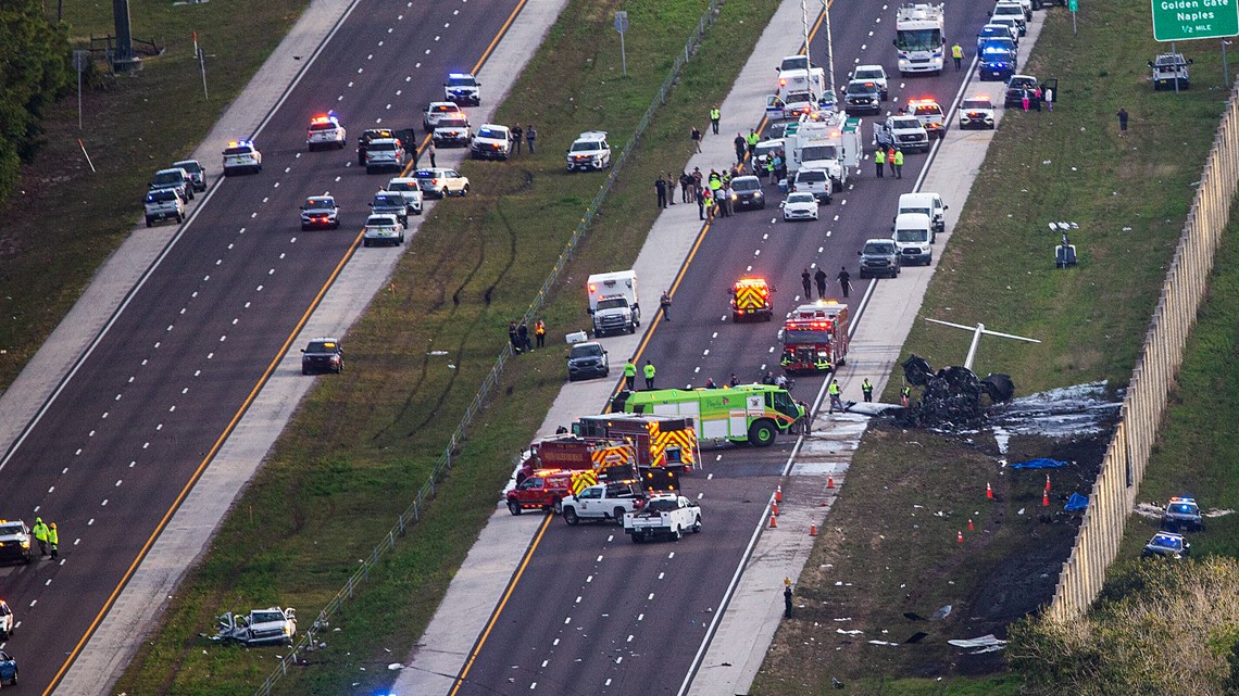 Small jet crashes onto I-75 in southwest Florida, kills 2 people - Vimarsana News
