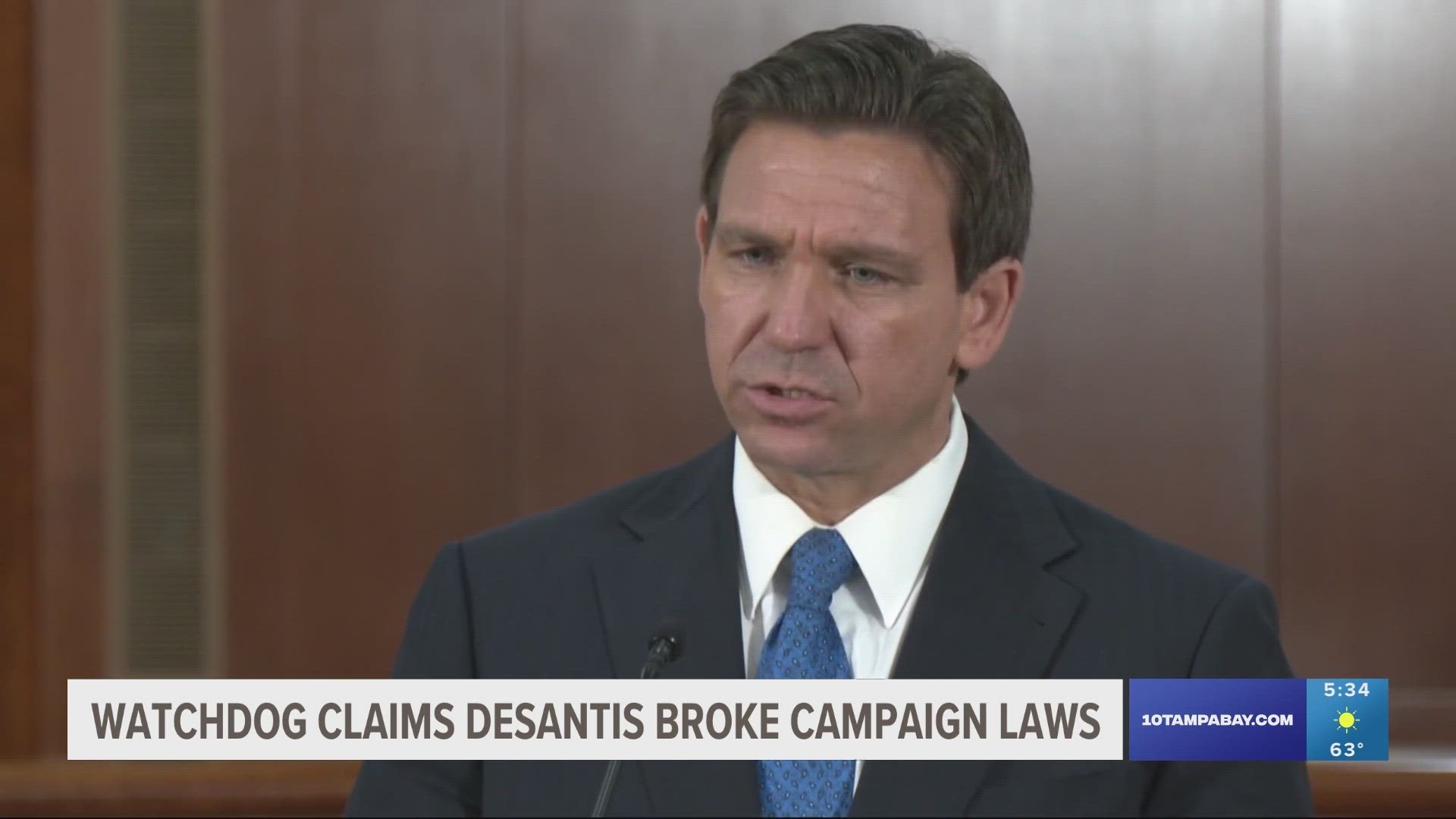 In a statement, DeSantis spokesman Andrew Romeo said the complaint was “baseless” and rooted in “unverified rumors and innuendo.”