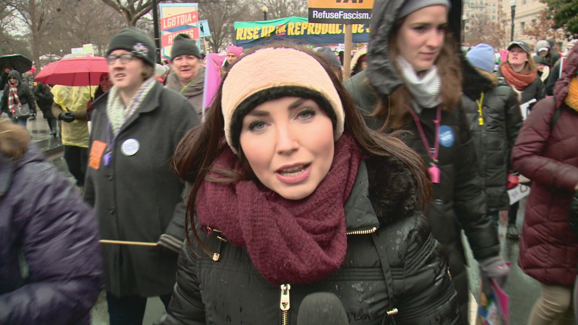 Hundreds of thousands came to D.C. for the Women's March in 2017. This year, 10,000 were expected.