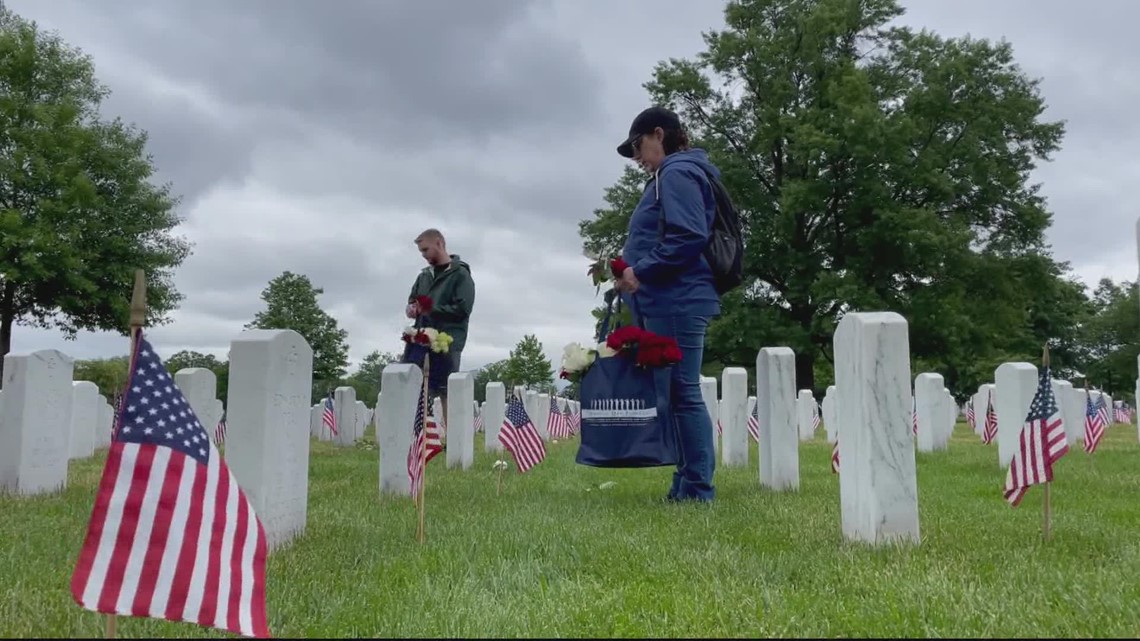 Thousands of flowers laid at Arlington National Cemetery - Vimarsana News
