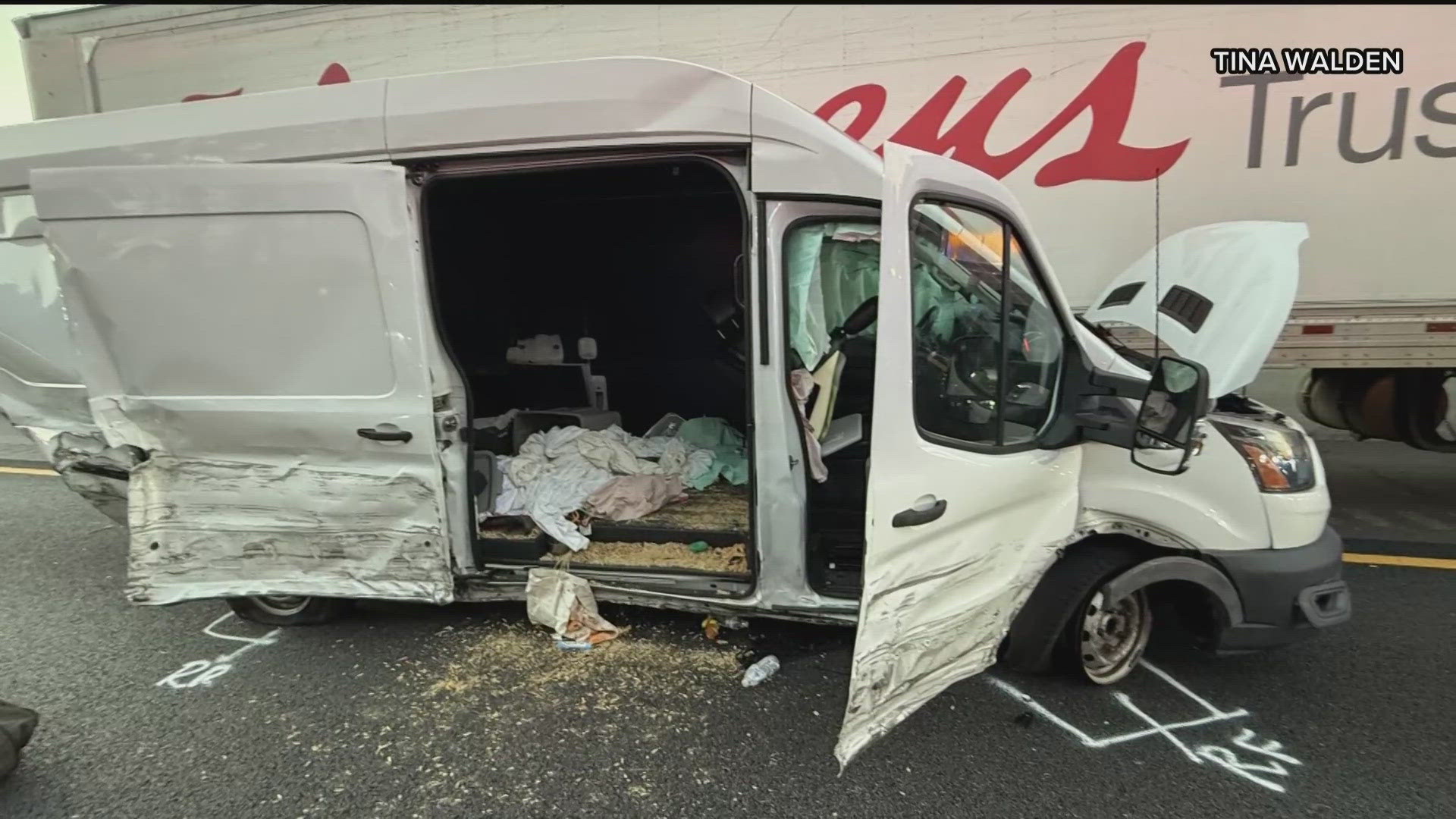 Man involved in deadly I-85 crash that killed 8 describes surviving wreck, being thrown inside car