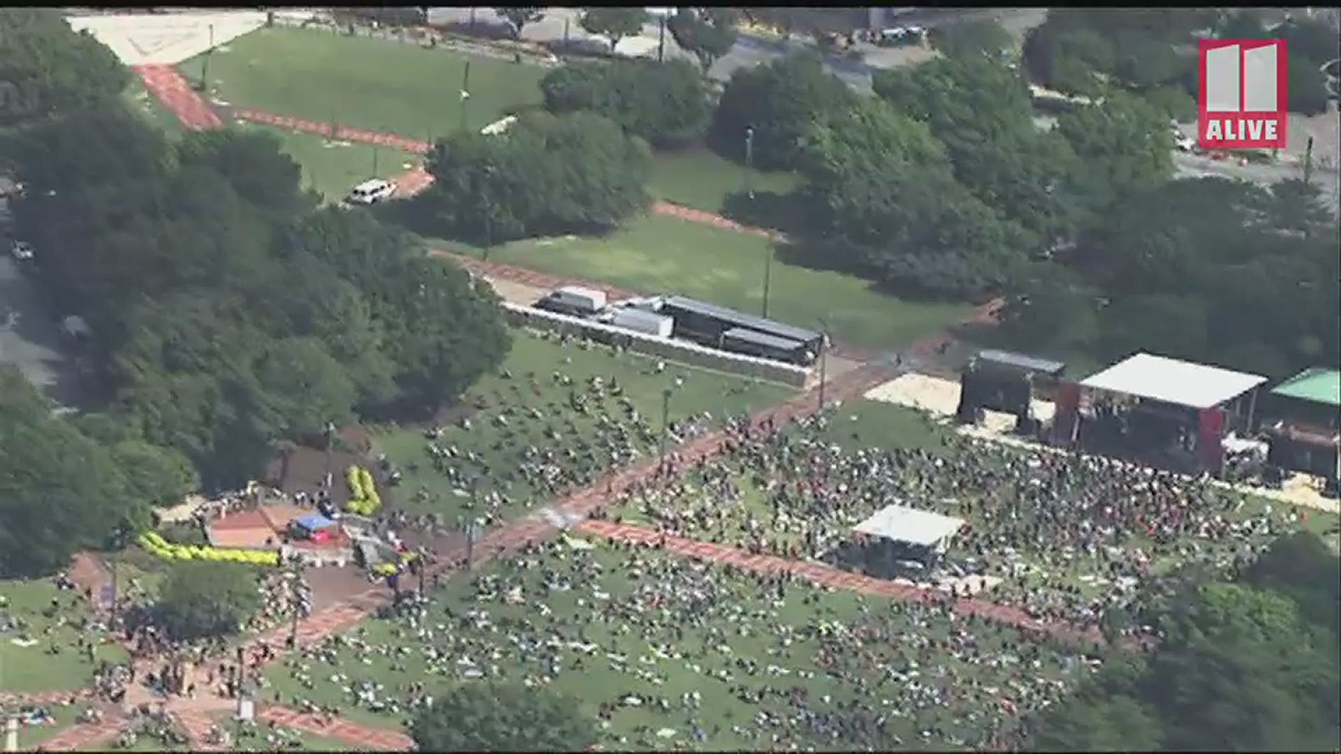 Thousands gathered in Atlanta this Friday to continue calls for social justice and an end to racial violence in America. It was part of the OneRace March in Atlanta.